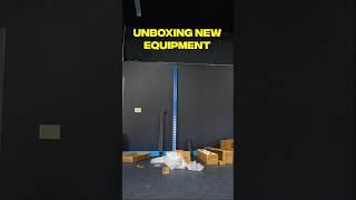 Unboxing our new gym equipment  #gillette #wyoming #gym #unboxing #timelapse #gymequipment