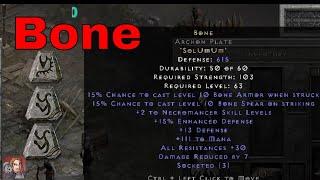 Diablo II Resurrected Rune Words - Bone Sol Um Um