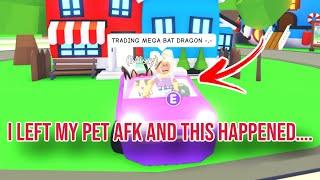 I Left My Pet AFK In Adopt Me And This Happened... SHOCKING