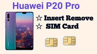 Huawei p20 Pro 2019 First Setup Active Insert nano Sim - Gsm Guide