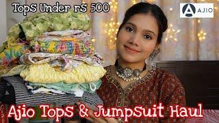 Ajio Tops & Jumpsuit Haul Ajio Tops Haul under 500Ajio Haulmy dream projectTops Haul