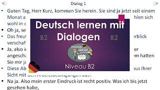 Dialoge B2  Deutsch lernen durch Hören  7 