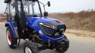 China 50HP 4WD Wheel Farm Tractors with AC Big Flat Floor Cabin Mini Tractor Farm Tractor