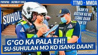 SUHOL 100 PESOS INAABOT kay officer cortez   ttmd - mmda  papapau