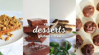 vegan and gluten-free desserts  simple & minimal ingredients 