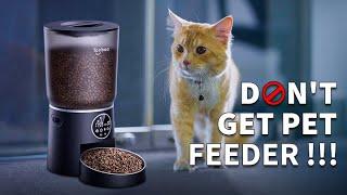 Dont Get Automatic Pet Feeder Until You Watch This  TCCBAC Pet Feeder Review.