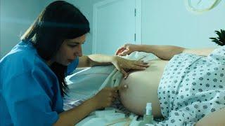 ASMR Real Person Head to Toe Assessment  Abdominal and Feet Massage on a Pregnant Women