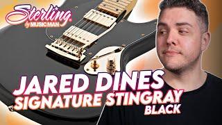 SOUNDCHECK Sterling Jared Dines Signature StingRay Black  Gear4music Guitars