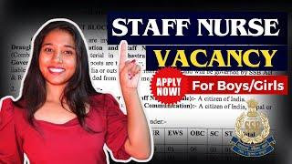 SSB Staff Nurse Vacancy 2023  SSB Latest Vacancy Details
