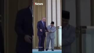 Momen Prabowo Tak Enakan Diantar Erdogan Sampai Mobil