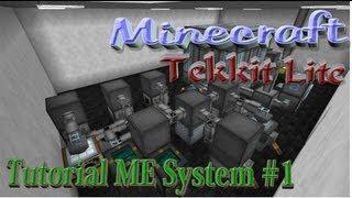 ME-System Tutorial Grundlagen - German #1 - Minecraft Tekkit Lite Tutorial