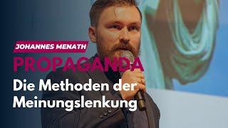 Johannes Menath »Die Methoden der Meinungslenkung«