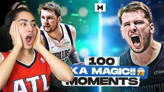 SOCCER FAN REACTS TO 100 Must See INCREDIBLE Luka Doncic Highlights & Moments 