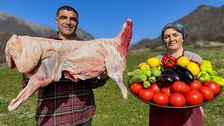 Cooking A Whole Sheep In The Oven For Unexpected Guests From The Sky