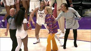  Angel Reese HOLDS BACK Kim Mulkey From Refs After EJECTION While Up 41pts  #7 LSU Tigers vs NSU