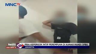 Aksi Pria Kepergok Intip Perempuan di Toilet SPBU Kawasan Cengkareng Jakbar - LIM 0704