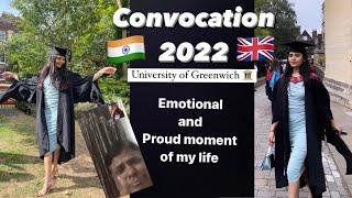 My Convocation Graduation ceremony University of Greenwich  International student UK