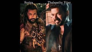 Suriya VS thalapathy Vijay Part 5 #suriya#thalapathyvijay#vikram#leo#kanguva#goat#shorts 