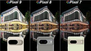 Google Pixel 9 vs Google Pixel 8 vs Google Pixel 7 Camera Test