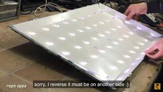 How to fix LED TV Black Screen No Backlight Problem  TV disassembly and Easy fixing method 