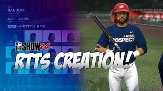 Creating My Road to the Show Character in MLB The Show 24