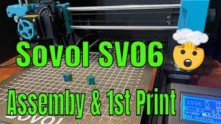 Sovol SV06 assembly & 1st print steps in under 15 minutes 