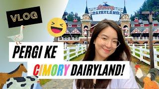 VLOGPERTAMA KALI KE CIMORY DAIRYLAND PUNCAK KAGETT LIAT BURUNG BEO CIUMAN? XD #vlog #cimory