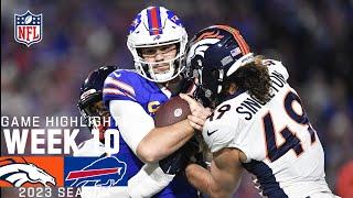 Denver Broncos vs. Buffalo Bills  2023 Week 10 Game Highlights