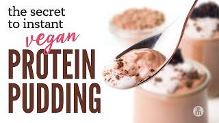 Instant Vegan Protein Pudding — So Creamy and Delicious