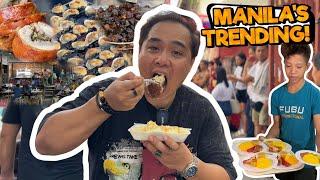 12-HOUR Manila STREET FOOD CRAWL TRENDING Street Food Spots  Jayzar Recinto