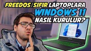 FreedosSıfır Laptoplara Windows Nasıl Kurulur?  Monster Laptop Kurulum