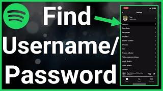 How To Find Your Username And Password On Spotify