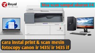 Cara unduh dan instal driver printer scan mesin fotocopy