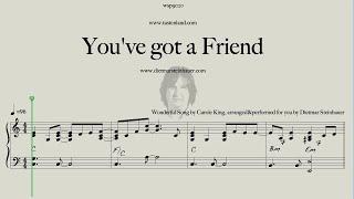 Youve got a Friend  -  Easy Piano  -  Carole King