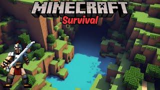 Minecraft Survival - Ep2 Mistakes Were Made - Cave Exploring