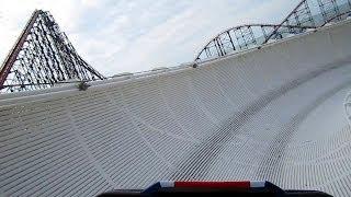 Avalanche Front Seat on-ride HD POV Pleasure Beach Blackpool