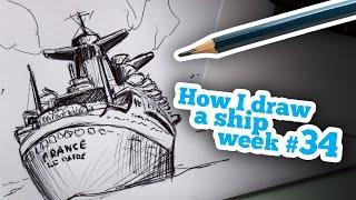 How I draw a ship #34