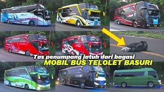 ups ‼️ada tas jatuh dari mobil bus telolet Riky Rendy Valentino 46 dinasty elf green meet dll