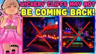 Wickery Cliffs May Not Be Coming Back Be Prepared Royale High Halloween Update Predictions