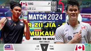 Semua skill dikeluarkan Lee Zii Jia ketika ketinggalan 17-13 kepada Brian Yang CANADA