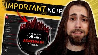 AMD Adrenalin 23.3.1 Drivers - IMPORTANT things I found