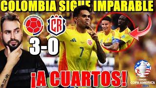 COLOMBIA IMPARABLE GANA 3-0 a COSTA RICA y YA ESTÁ en CUARTOS ¡BRUTAL LUIS DÍAZ RESUMEN