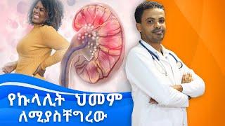 የኩላሊት በሽታዎች ጠጠር  እባጭ እና...  Kideny stone cyst and infection  Dr. Seife  ዶር ሰይፈ