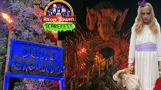 Alton Towers Scarefest 2023 Opening Day Vlog