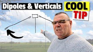 Cool Tip for end of ELEMENTS Dipoles and Verticals