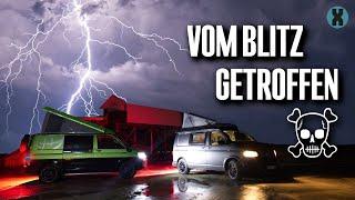 Blitzeinschlag im Camper ️Tödlich für Mensch und Auto?  +