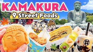 Kamakura Japanese Street Food Tour  Japan Travel Vlog