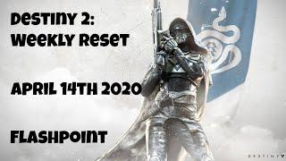 Destiny 2 Weekly Reset - Flashpoint EDZ- April 14th 2020 - No Commentary Windows 10