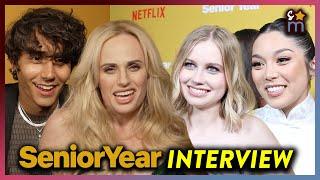 SENIOR YEAR Cast Talk Rebel Wilson & What Posters They Had On Their Walls  Interview