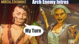 MK11 Characters Meet Their Arch Enemy Updated Intros - Mortal Kombat 11 Kombat Pack 2